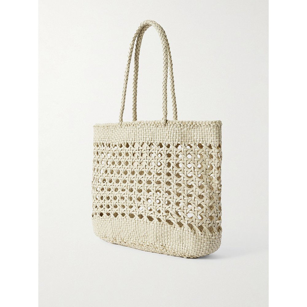 1h可退 潮奢 DRAGON DIFFUSION 女士 暗色编织皮革手提包 8162 - 图2