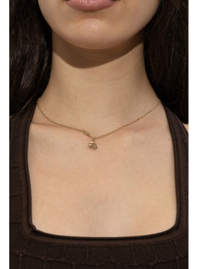 1h可退 COACH 女士项链 37557552GLD110 SS2026 金色 Brass neckl