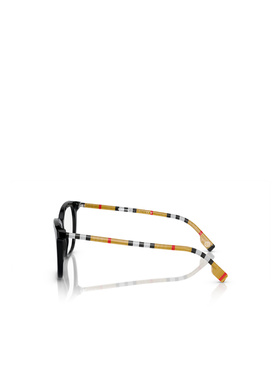 BURBERRY 女士太阳镜 BE23903853 AW2023 黑色 logo标识平光镜