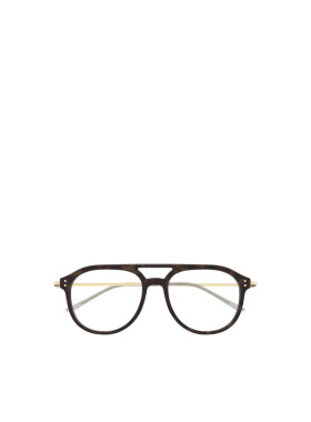 GUCCI 男士眼镜 GG1708O002 SS2025 黑色 几何框平光镜