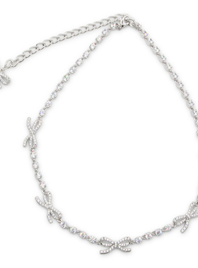 1h可退 潮奢 Self-Portrait 女士 银色色调项链 RS26611NSLSILVER