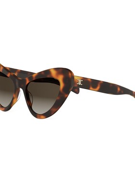 CELINE 女士眼镜 CL40339U53F SS2026 棕色 全框太阳镜