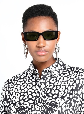 1h可退 潮奢 off-white 女士 太阳眼镜 black黑色 舒适时尚