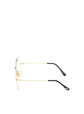 TOM FORD 女士眼镜 FT6049B030 AW2025 白色 全框平光镜