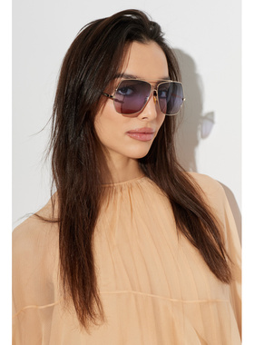CHLOÉ 女士太阳镜 CH0278S0007 SS2026 金色 Sunglasses