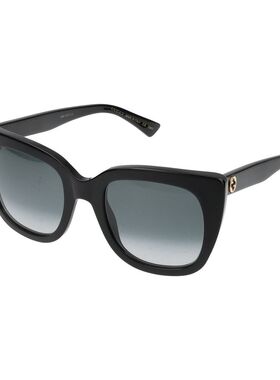 GUCCI 女士眼镜 GG0163SN001 SS2025 GG0163SN 古驰灰色太阳镜