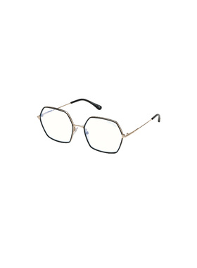 TOM FORD 男士太阳镜 FT5615001 AW2024 黑色 徽标平光镜