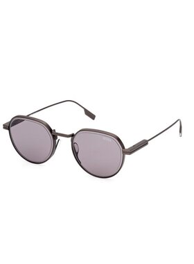Z ZEGNA 男士眼镜 EZ024409A AW2024 灰色 全框太【付后1h可退】