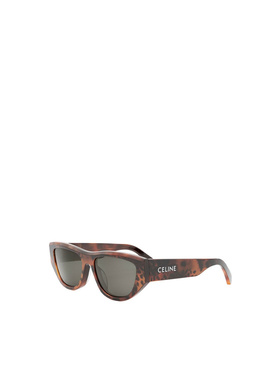 CELINE 男士太阳镜 CL40278U99A AW2025 灰色 几何框太阳镜