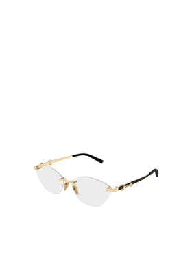 GUCCI 女士眼镜 GG2050O001 SS2026 白色 无边框平光镜