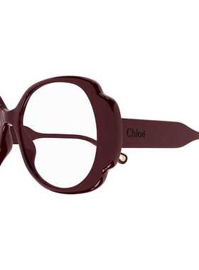 1h可退 CHLOÉ 女士眼镜 CH0196O005 SS2025 红色 CH0196O