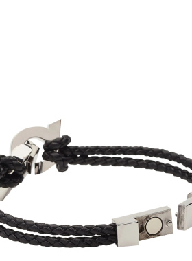 SALVATORE FERRAGAMO 男士手链手镯 776347770360BLACK
