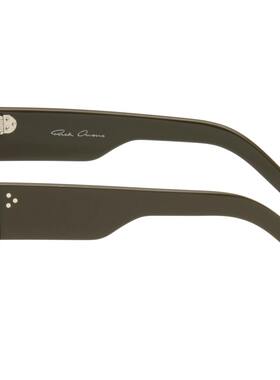 潮奢 rick owens 瑞克 欧文斯 男士 卡其色 Performa 太阳镜 RG00