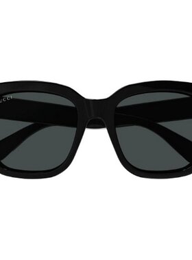 1h可退 GUCCI 女士眼镜 GG1338SK001 CO 灰色 徽标太阳镜