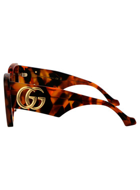 自营GUCCI 女士眼镜 GG0956S007 SS2025 古驰花色