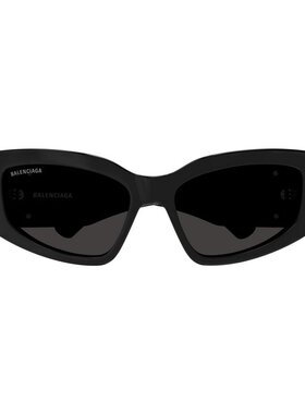 BALENCIAGA 女士眼镜 BB0321S001 SS2025巴黎世家 黑色太阳镜
