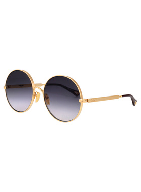 CHLOÉ 女士太阳镜 CH0321S005 AW2025 金色 CH0321S