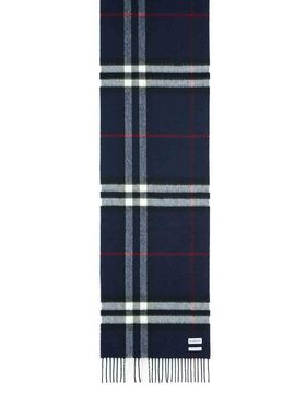香港直邮BURBERRY 女士围巾 8112641 AW2025 蓝色【付后1h可退】