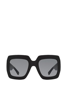 1h可退 GUCCI 女士眼镜 GG0053SN001 SS2024 黑色 GG0053SN古驰