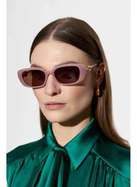 VERSACE 女士太阳镜 0VE4504D0553573 SS2026 粉红色