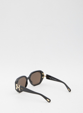 CHLOÉ 女士太阳镜 CH0236S56001 SS2026 黑色 Marcie sunglasses