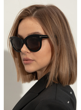 TOM FORD 女士太阳镜 FT118905301E SS2026 黑色 Sunglasses