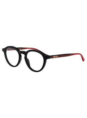 GUCCI 男士眼镜 GG1871O001 SS2025 黑色 全框平光镜古驰