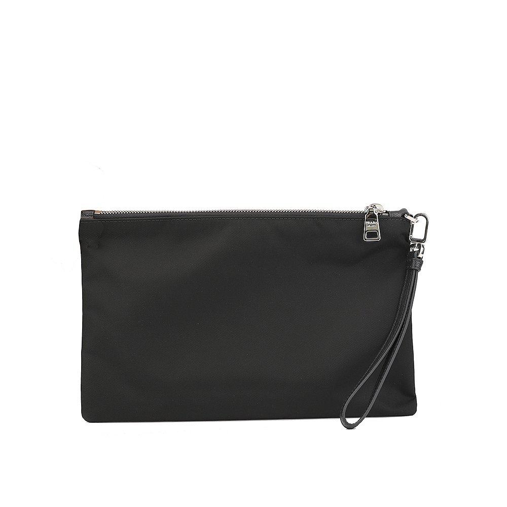 香港直邮prada女士黑色小号手拿包 天猫国际香港直购女士包袋