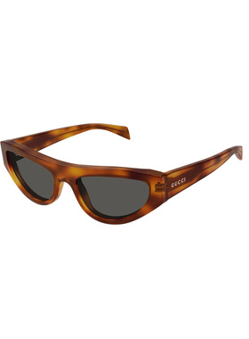 GUCCI 女士太阳镜 GG1919S004 CO 棕色 全框太阳镜古驰眼镜