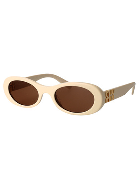 MIU MIU 女士太阳镜 0MU06ZS21D90Q SS2026 米白色 0MU 06ZS