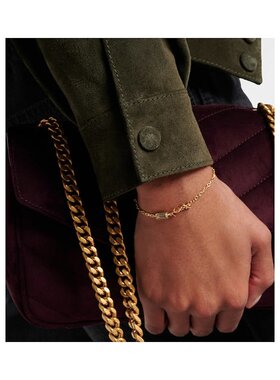 1h可退 潮奢 Saint Laurent 圣罗兰 女士 Cassandre 手链