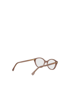 1h可退 FENDI 女士眼镜 FE50154I045 AW2026 白色 几何框平光镜
