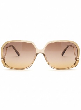 CHLOÉ 女士太阳镜 CH0404S004 AW2026 浅棕色 SUNGLASSES