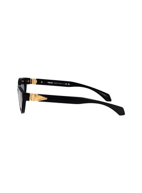 VERSACE 女士太阳镜 0VE4491UGB187 SS2025 黑色范思哲
