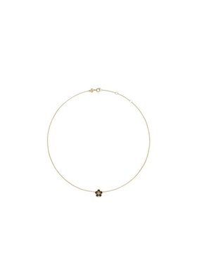 TORY BURCH 女士项链 147287720 SS2025 珐琅花朵吊坠 金色项链