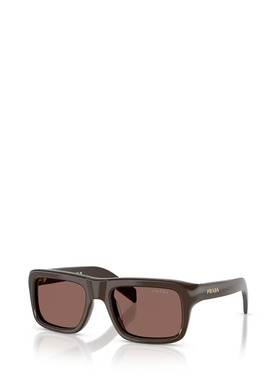 PRADA 男士眼镜 PRD11S27I90W SS2026 棕色 全框太阳镜
