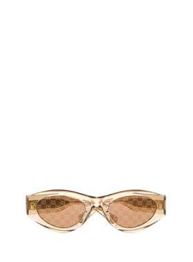 1h可退 GUCCI 女士眼镜 859509J07417423 SS2026 花色 几何框太阳