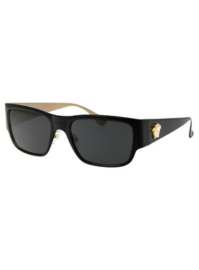 VERSACE 男士太阳镜 0VE2262143387 AW2025 黑色 0VE2262范思哲