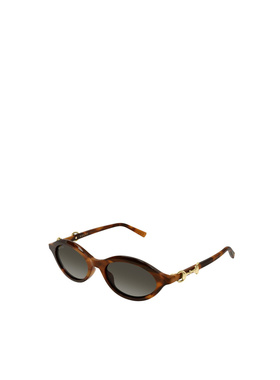 GUCCI 女士眼镜 GG2215S002 AW2026 棕色 Panthos【付后1h可退】