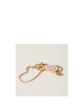MIU MIU 女士手链手镯 5IB6322F6TF0615 CO 金色 徽标手链