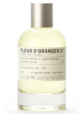 香港直邮LE LABO 实验室 27号浓香#橙花100ml（美国产）正品