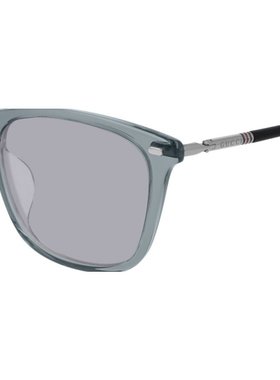 GUCCI 男士太阳镜 GG0518S004 AW2021 灰色 徽标细节太阳镜眼镜