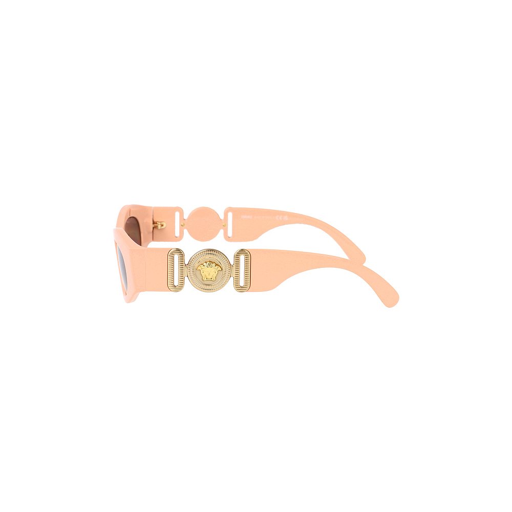1h可退 VERSACE 女士眼镜 0VE4480U54946I SS2025 浅棕色 Sunglas - 图1