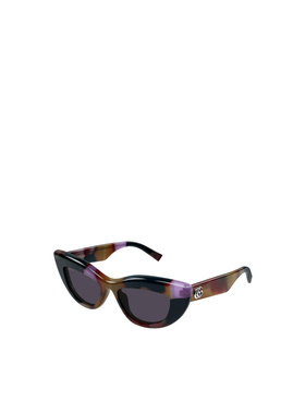 GUCCI 女士眼镜 GG2031S002 SS2026 古驰 花色几何太阳镜配饰
