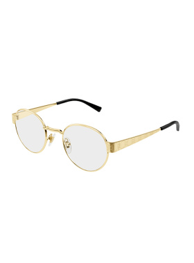 GUCCI 男士眼镜 GG1855O001 AW2025 古驰 白色圆框 眼镜