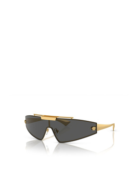 1h可退 VERSACE 女士太阳镜 VE2265100287 AW2025 金色 VERSACE S