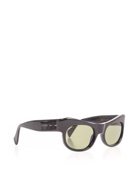 GUCCI 女士眼镜 638037J07401031 SS2025 黑色 Rectangular sungl