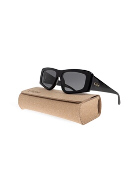 CHLOÉ 女士太阳镜 CH0286S0001 AW2025 黑色 Sunglasses