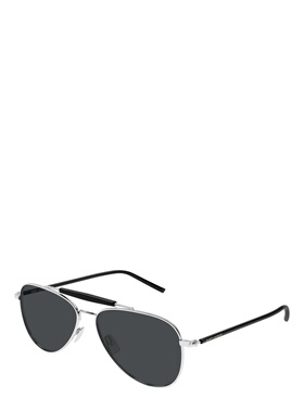 SAINT LAURENT 男士眼镜 SL864002 SS2026 银色 全框太阳镜配饰