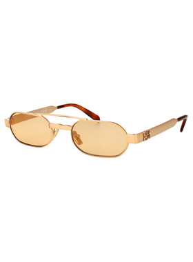 MIU MIU 女士太阳镜 0MUB52S7OE90X SS2026 金色 0MU B52S